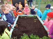 Sklízíme úrodu na zahrádce